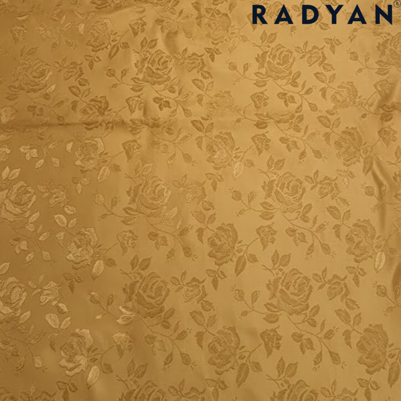 1 Yard Satin Brocade Fabric 100% Polyester Floral Jacquard for Apparel and Home Decor 58/59 Inch Width